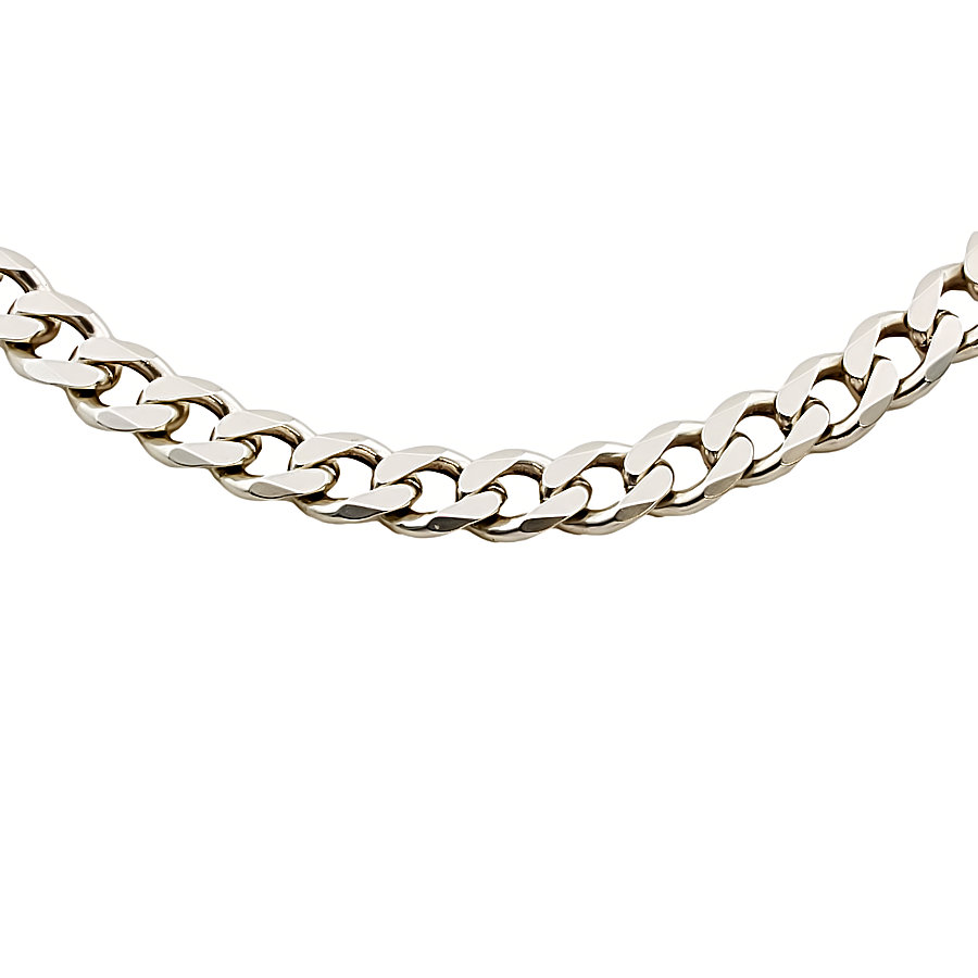 Silver 22 inch Curb Chain